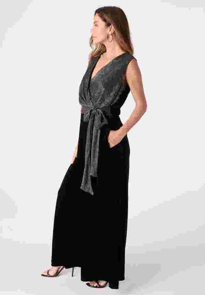 Lurex and Velvet Jumpsuit image number 2