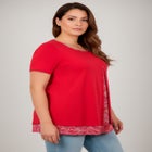 Short Sleeve Layered Tunic image number 2