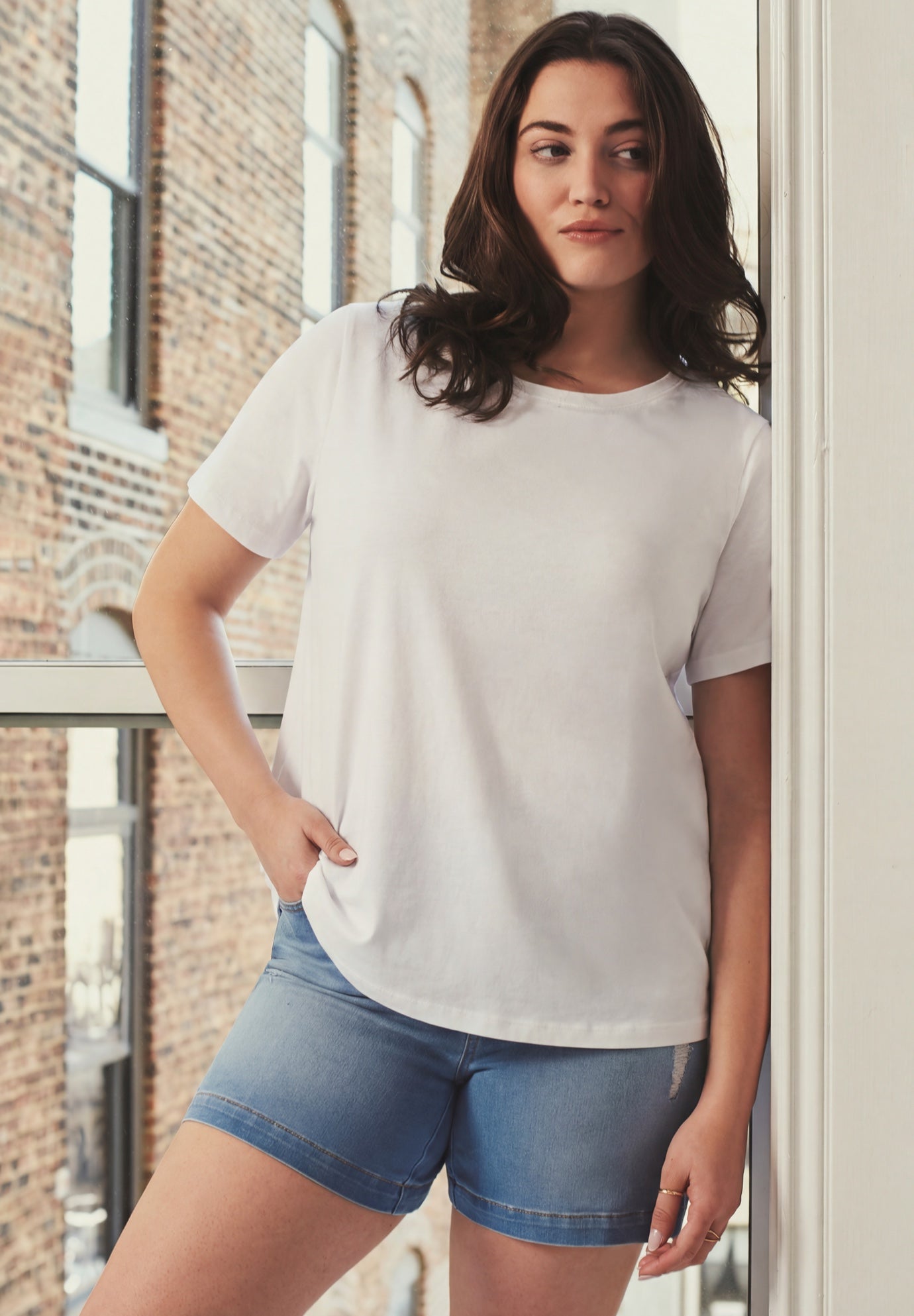 Criss-Cross Back Tee image number 0