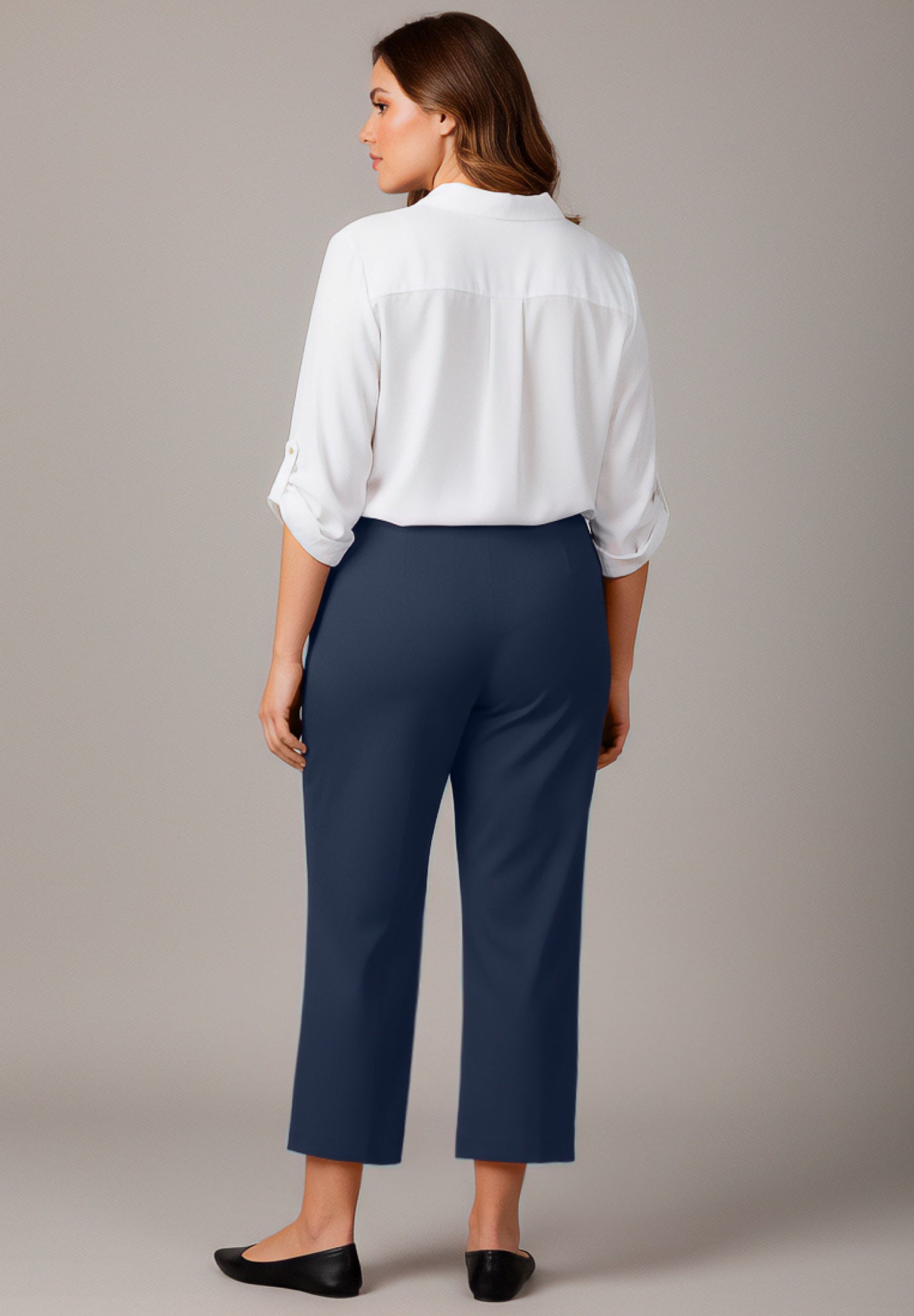 Super Stretch Straight Ankle Pull-On Pant image number 1