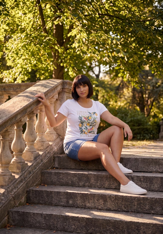 Scoop Neck Graphic Tee image number 3