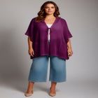 Crochet Tie Front Cardigan image number 0