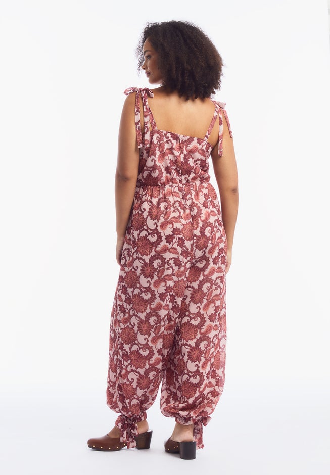 Crinkle Chiffon Jumpsuit image number 2