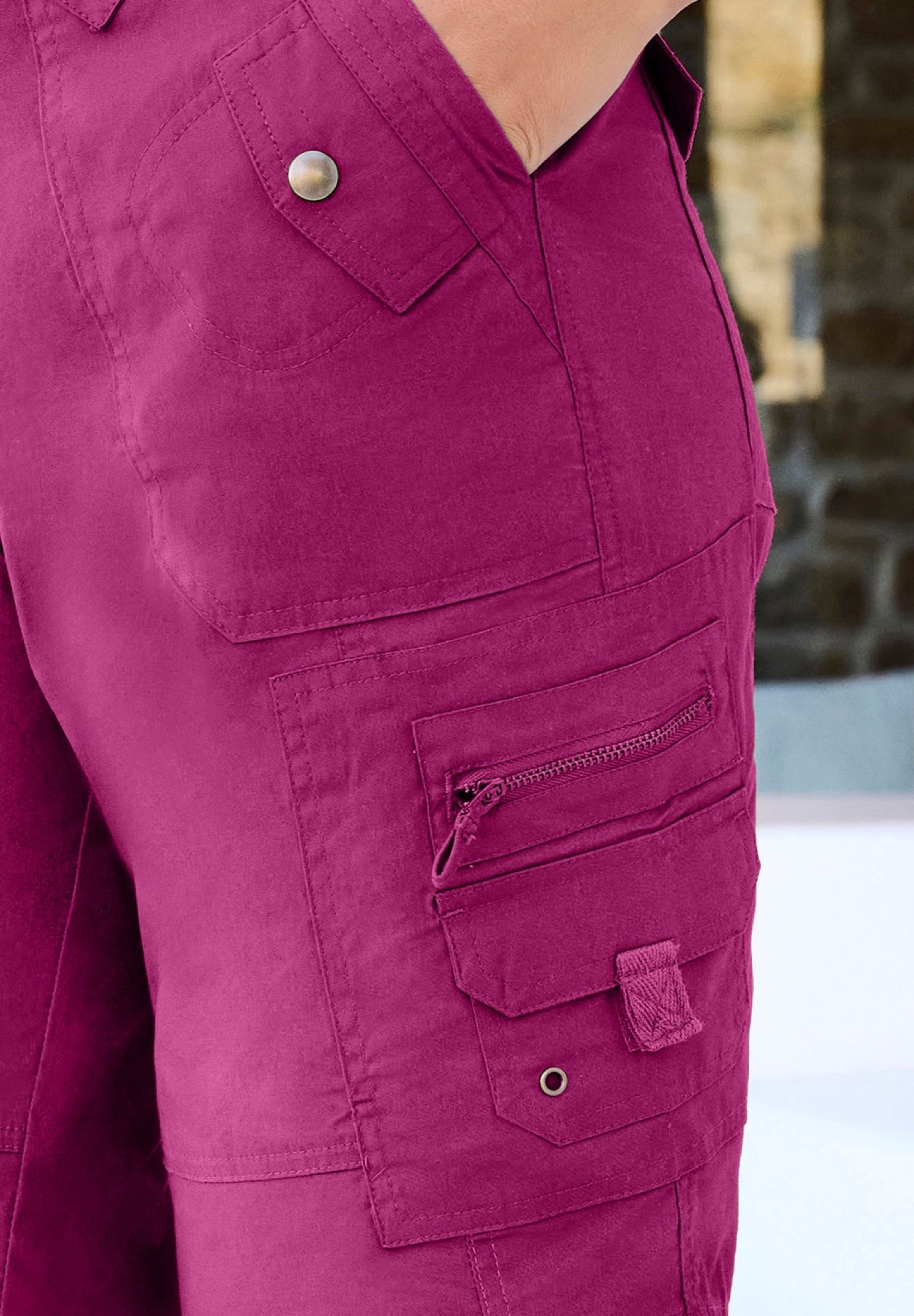 Plus Size Cargo Shorts image number 1