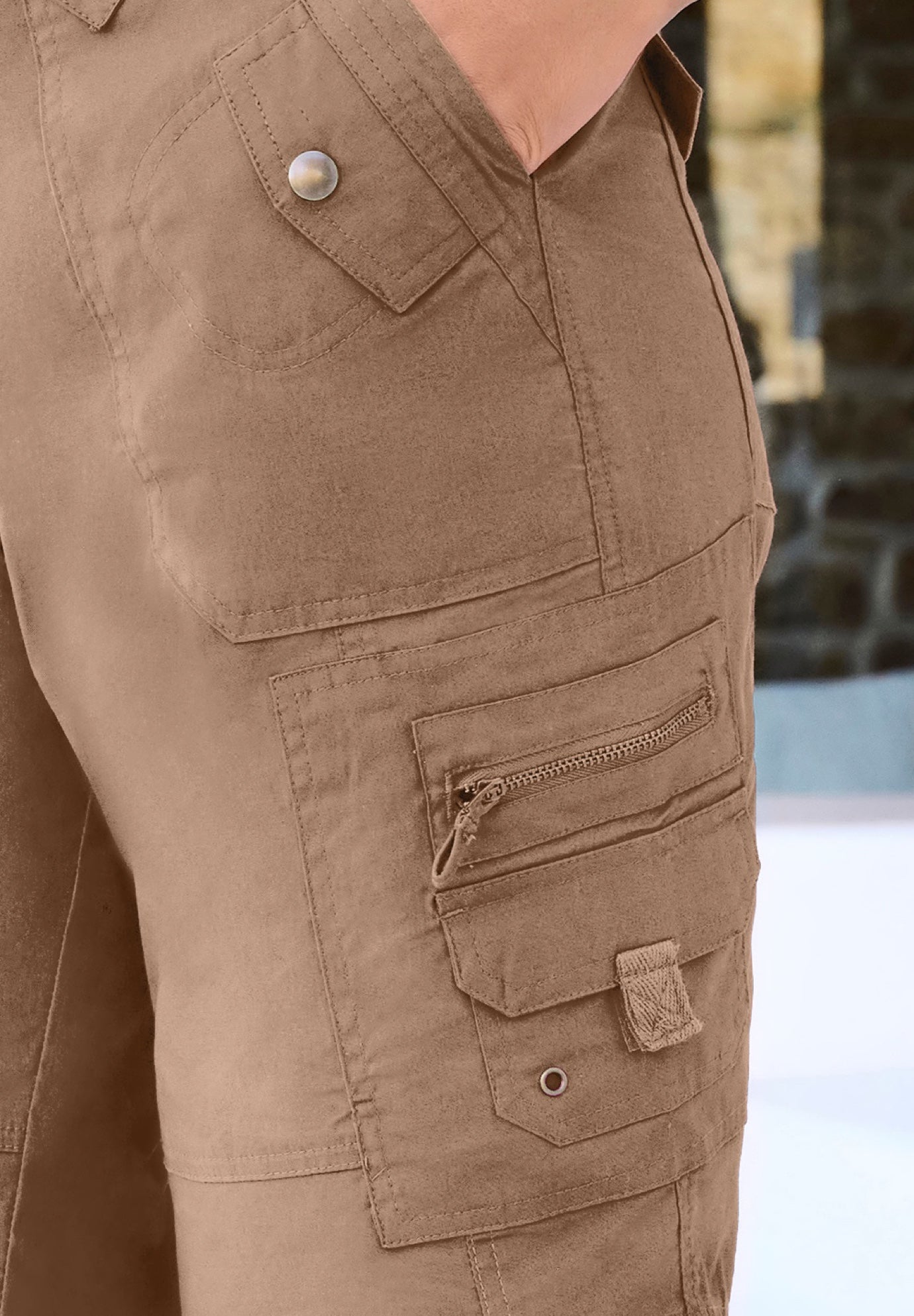 Plus Size Cargo Shorts image number 1