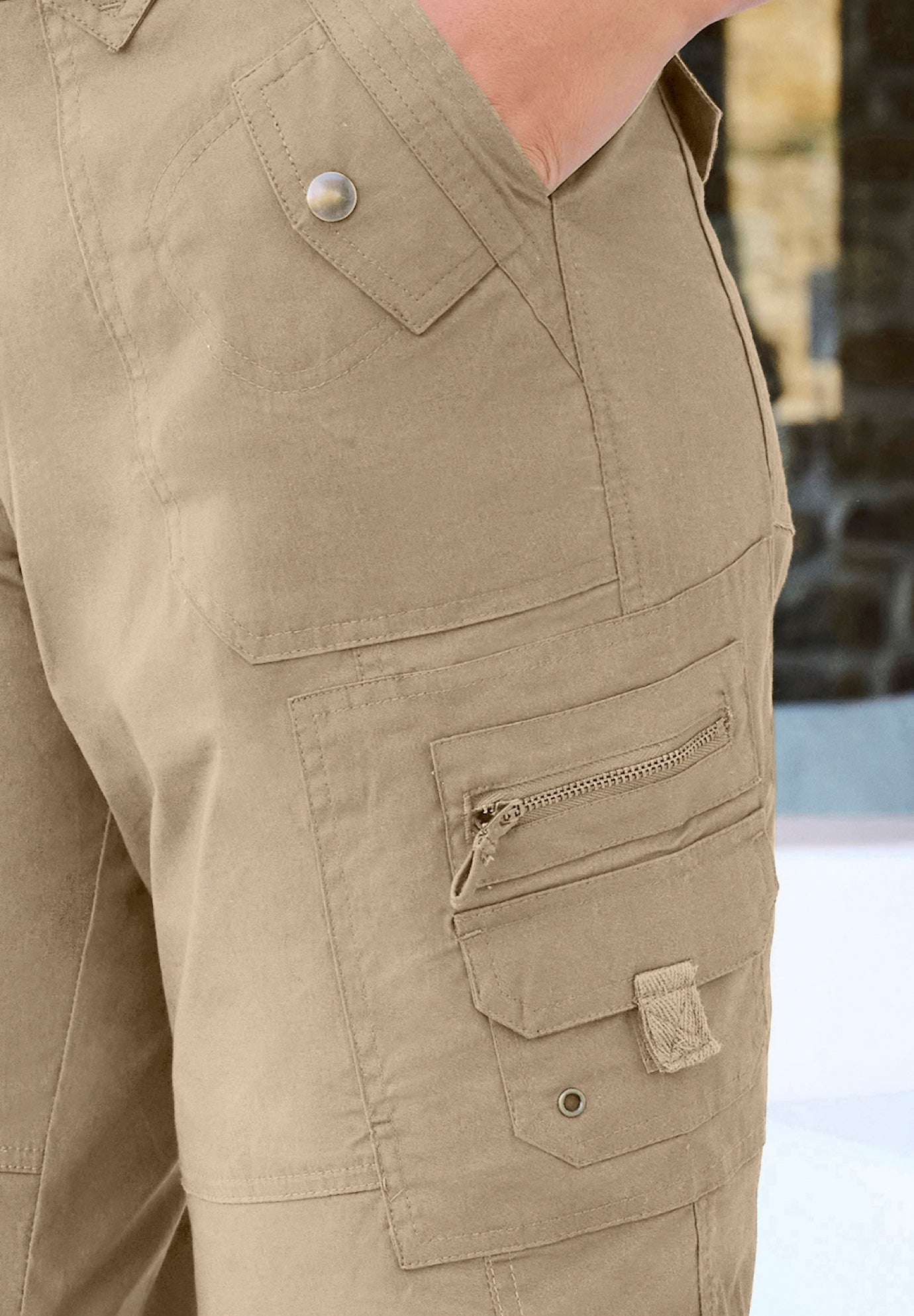 Plus Size Cargo Shorts image number 1