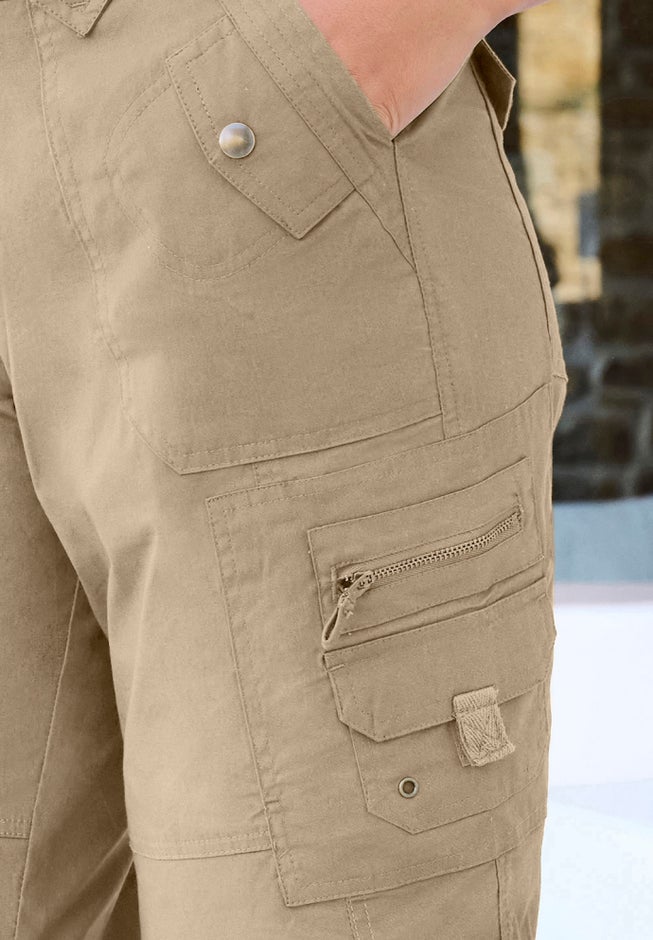 Plus Size Cargo Shorts image number 1