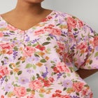 V-neck Blouse With Blouson Sleeves image number null