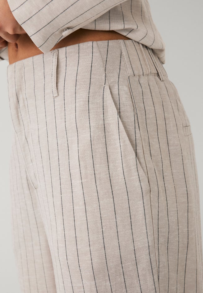 Wide Leg Linen Trouser image number 2