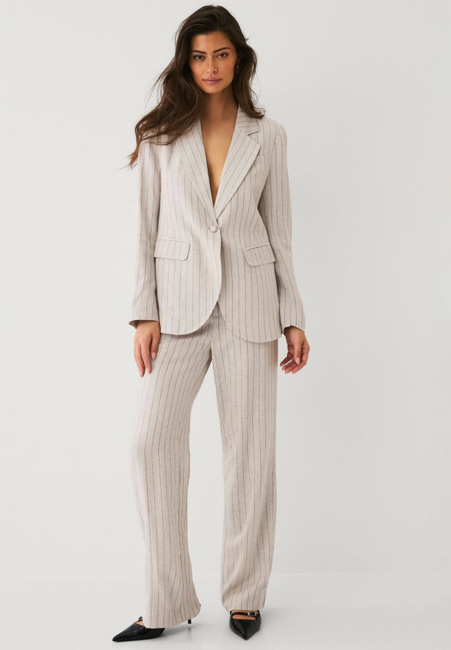 Wide Leg Linen Trouser image number 3