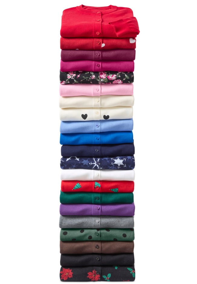 Perfect Longer-Length Cotton Cardigan Sweater image number 4