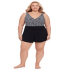 Rebecca Plus Swimsuit Romper with Pockets image number null