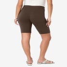 Plus Size Everyday Essential Stretch Bike Shorts image number null
