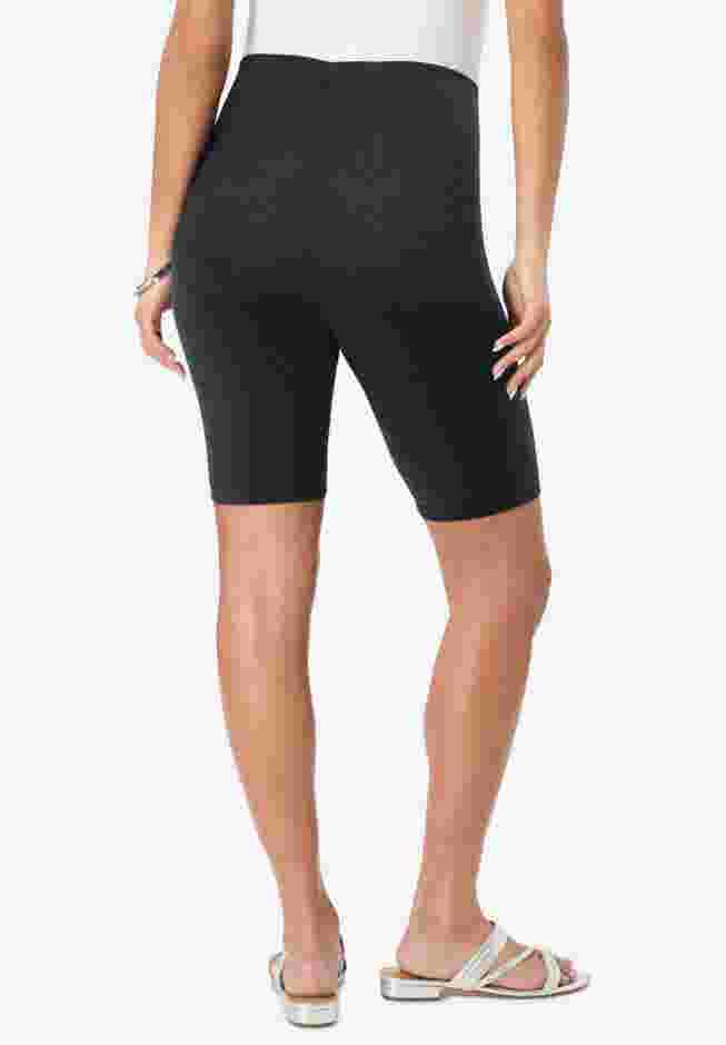 Plus Size Everyday Essential Stretch Bike Shorts image number 1