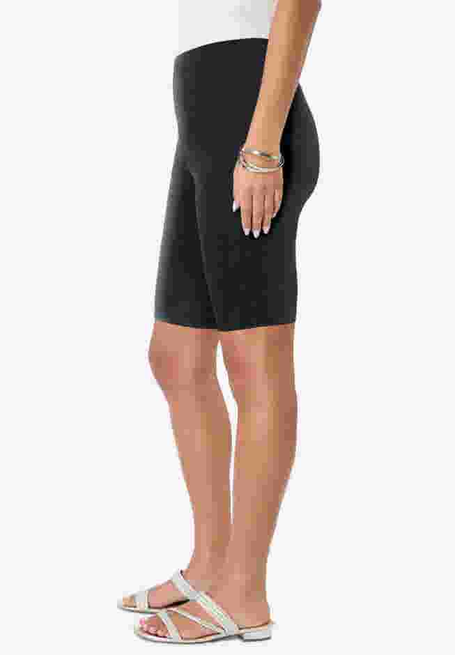 Plus Size Everyday Essential Stretch Bike Shorts image number 2