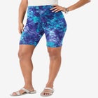 Plus Size Everyday Essential Stretch Bike Shorts image number null
