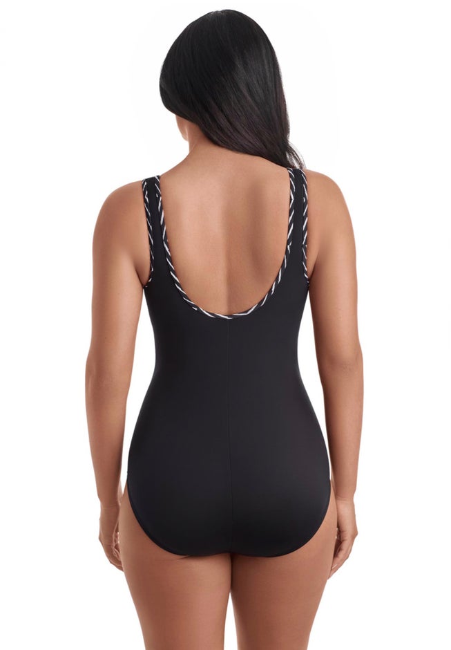 Shirred Zipper Tank image number 2