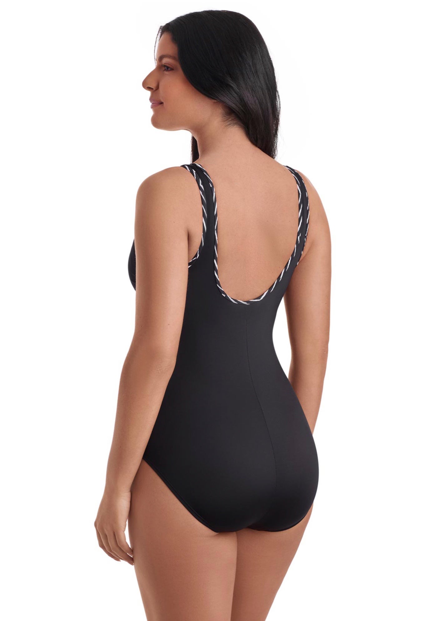 Shirred Zipper Tank image number 3