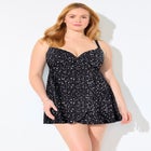 Bra Sized Sweetheart Flyaway Underwire Two Piece Swimdress image number null