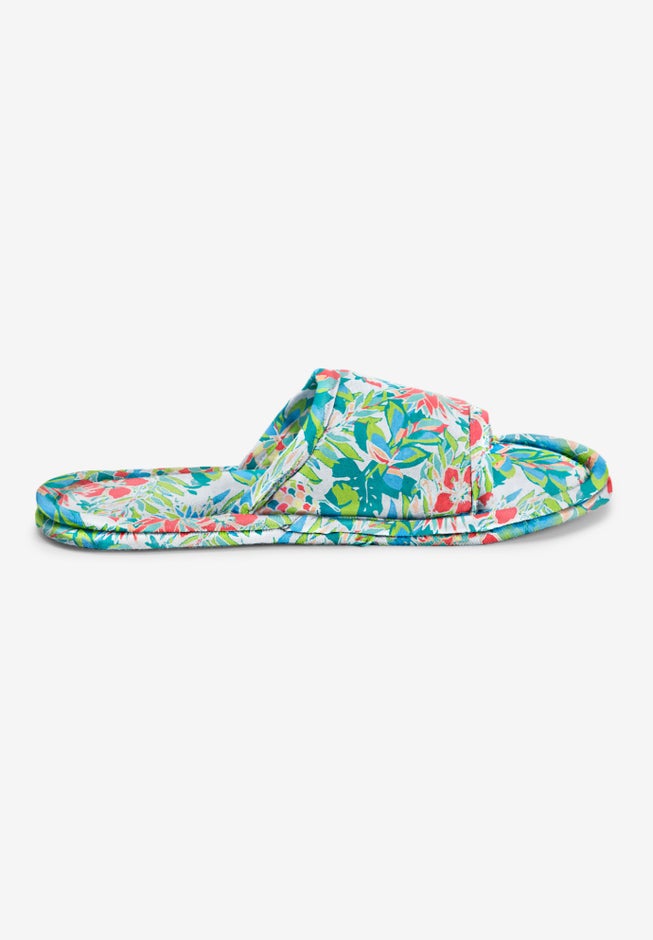 Dreams & Co.&reg; Cotton Slide Slippers image number 3