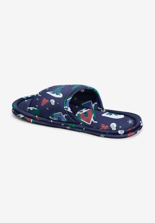 Cotton Slide Slippers image number 1