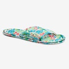 Dreams & Co.&reg; Cotton Slide Slippers image number null
