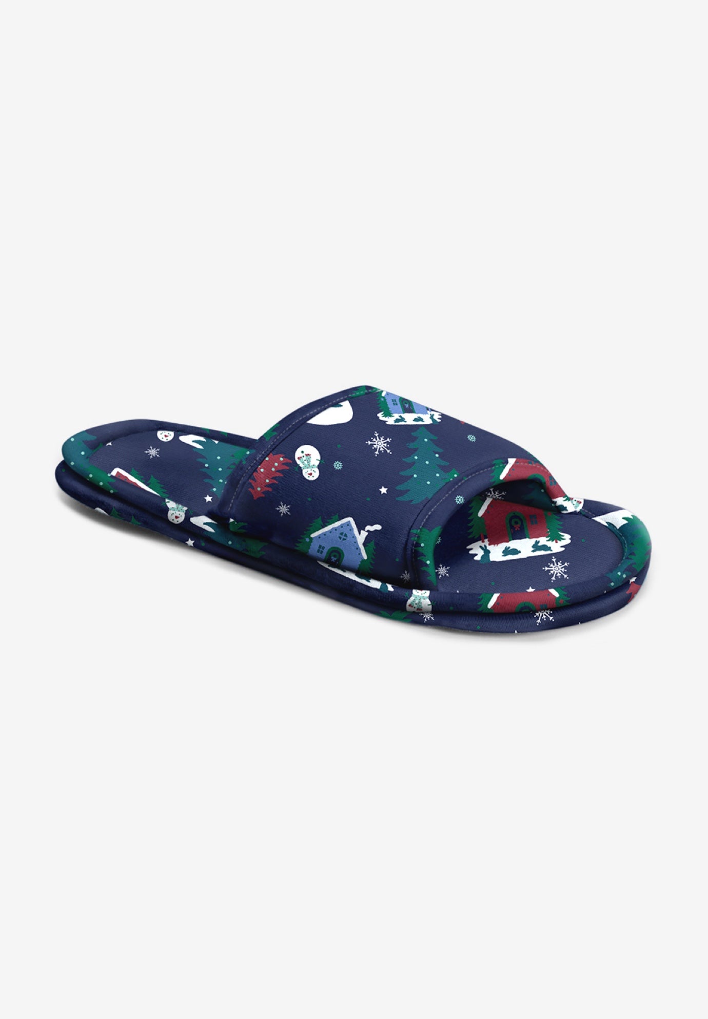 Cotton Slide Slippers image number 0
