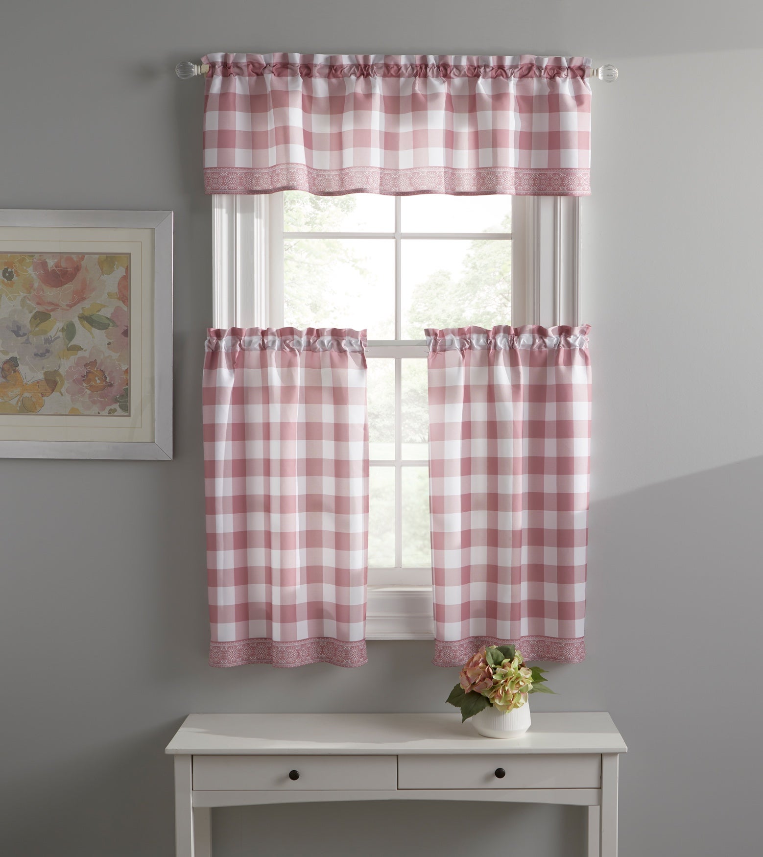 Gingham Plaid Kitchen Tier Set image number 0