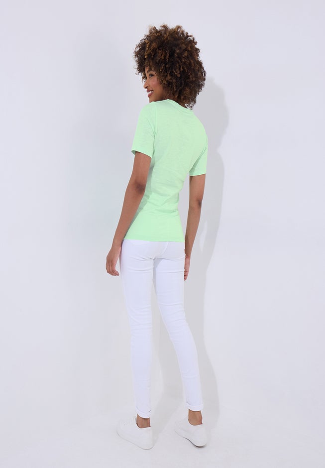 Cotton Slub Graphic Tee image number 2