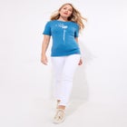 Cotton Slub Graphic Tee image number null