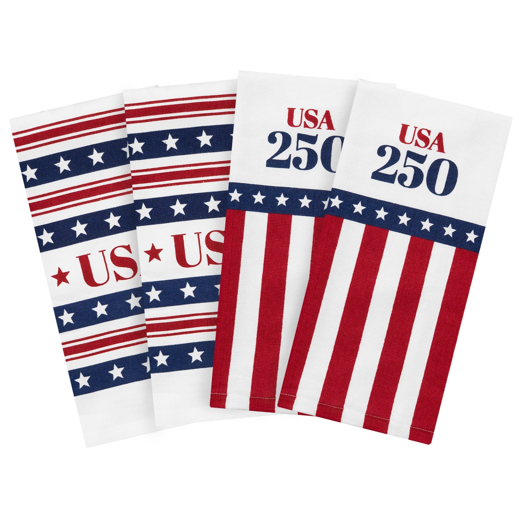 4-Piece Americana Kitchen Towel Set image number 0