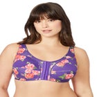 Cotton Front-Close Wireless Bra image number null