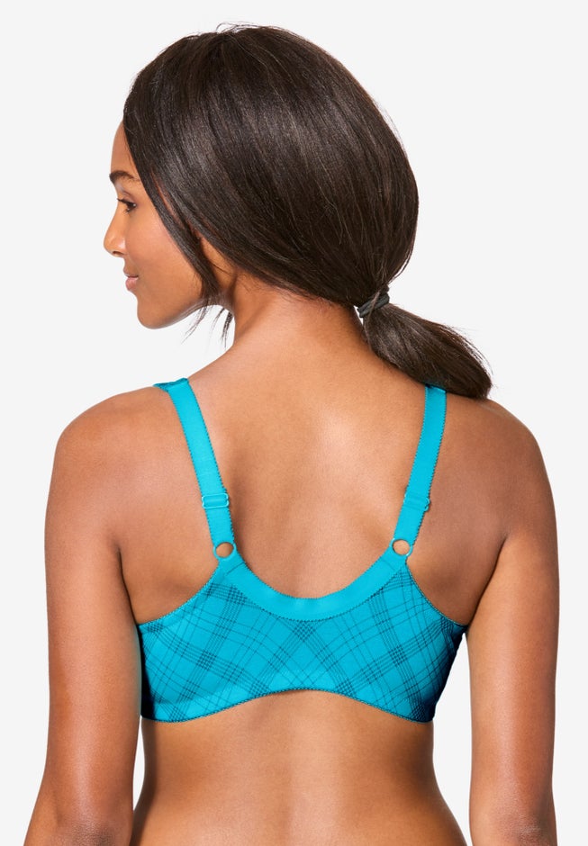 Cotton Front-Close Wireless Bra image number 1