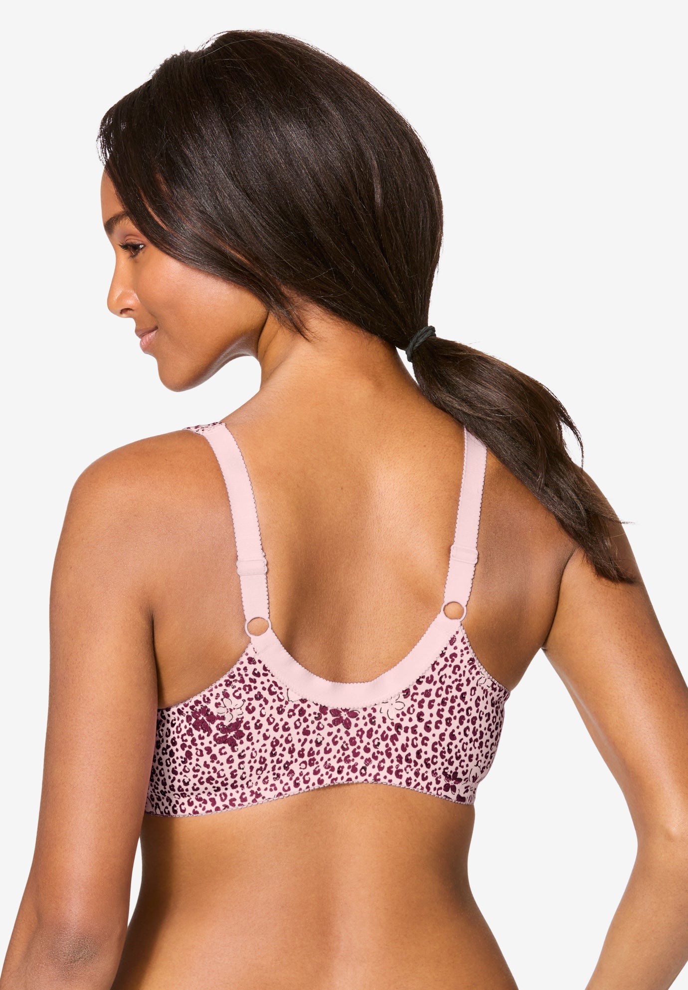 Cotton Front-Close Wireless Bra image number 1