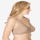 Cotton Front-Close Wireless Bra image number null