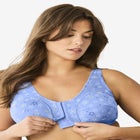 Cotton Front-Close Wireless Bra image number null