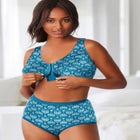 Cotton Front-Close Wireless Bra image number null