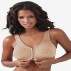 Cotton Front-Close Wireless Bra image number null