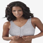 Cotton Front-Close Wireless Bra image number null