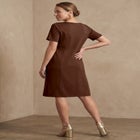 Perfect Ease Short-Sleeve Shift Dress image number 1