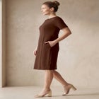 Perfect Ease Short-Sleeve Shift Dress image number 2
