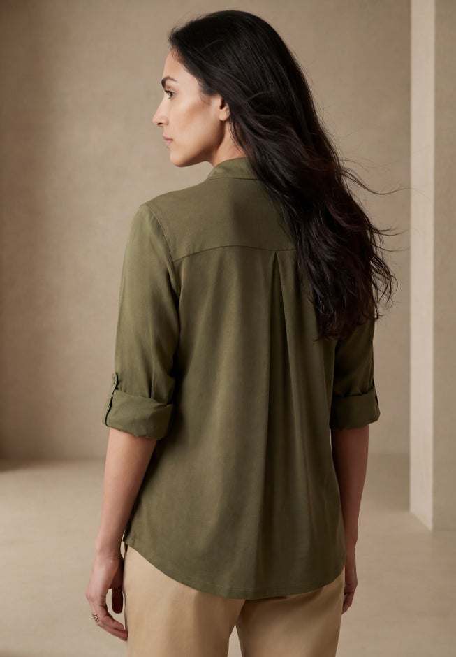 Everyday Roll-Tab Shirt image number 3