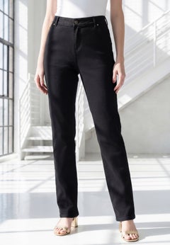 Plus Size 360&ordm; Stretch 5-Pocket Straight Leg Jean