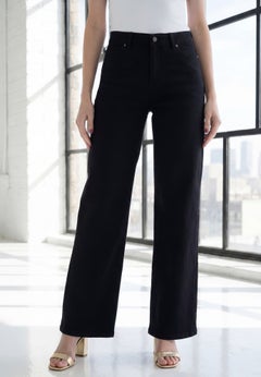 Plus Size 360&ordm; Stretch 5-Pocket Wide-Leg Jean