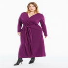 Tie-Waist Knit Maxi Dress image number null
