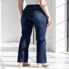 Plus Size 360&ordm; Stretch 5-Pocket Bootcut Pull-On Jean image number null
