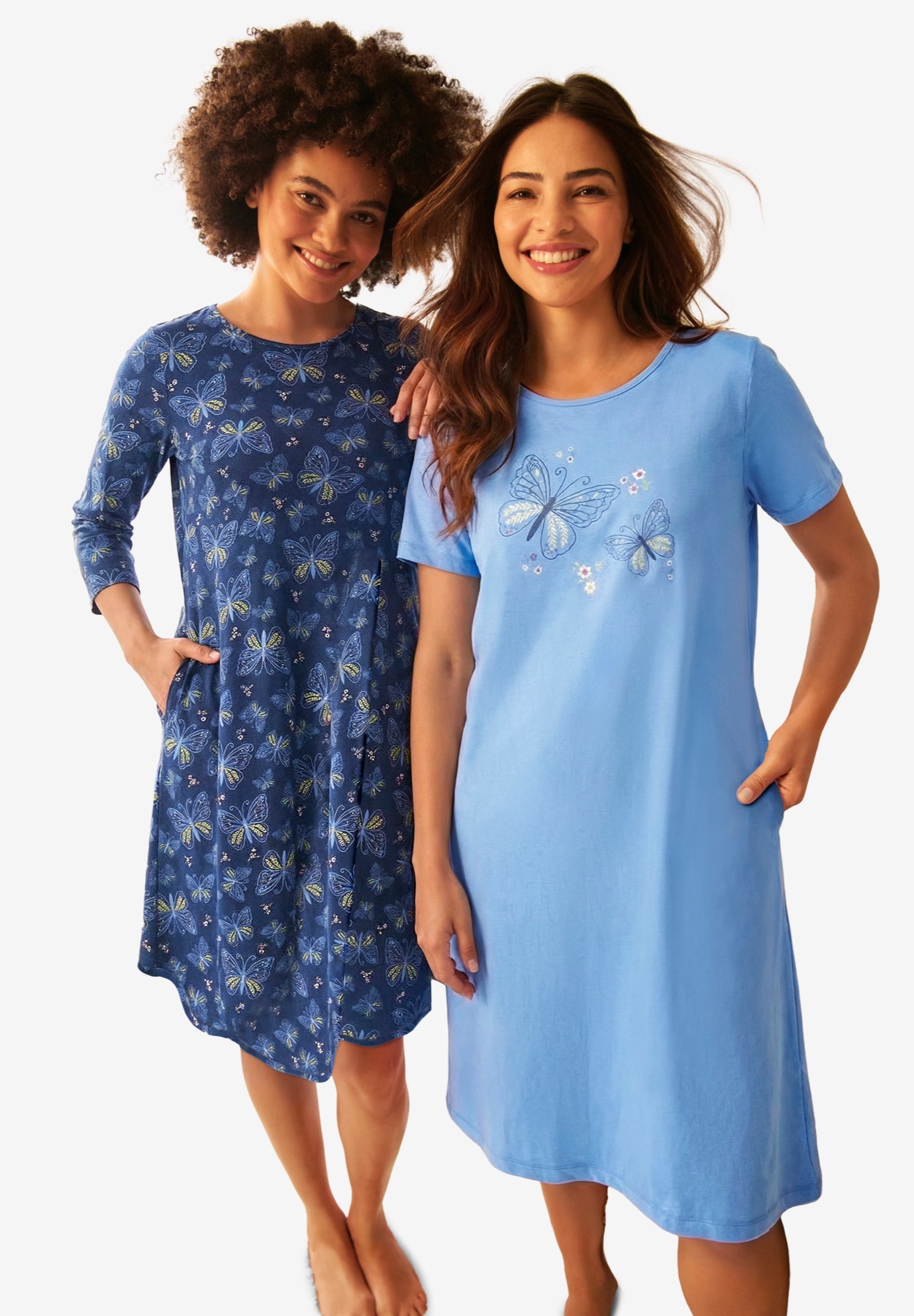 Dreams & Co.&reg; 2-Pack Sleepshirts image number 0