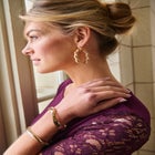 Twisted Hoop Earrings image number null