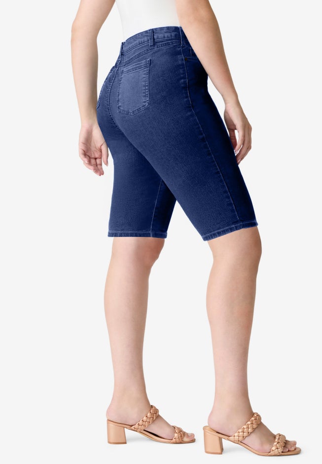 Plus Size Classic Stretch Bermuda Short image number 1