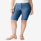 Plus Size Classic Stretch Bermuda Short image number null
